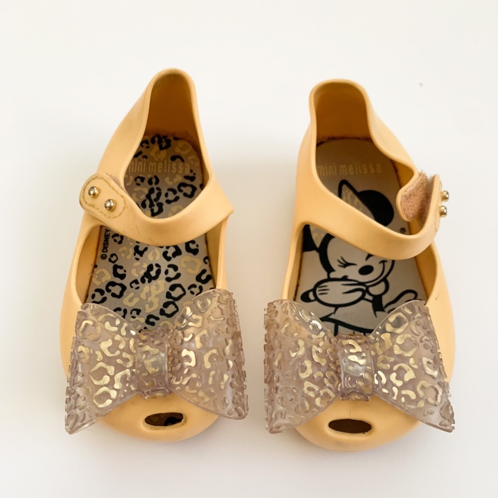 Mini Melissa Disney Minnie Mouse Bow Tie Shoes
